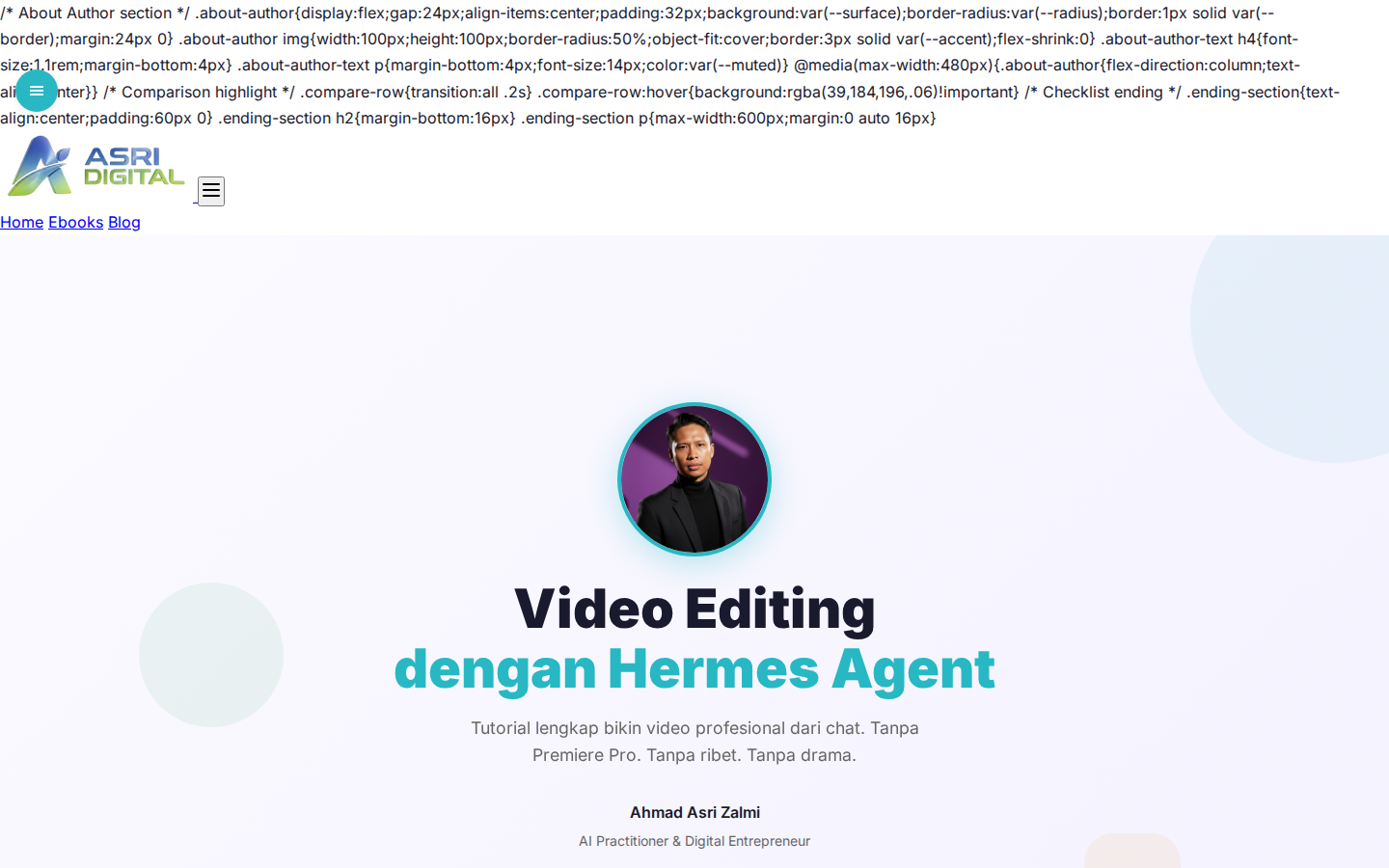 Video Editing Ebook